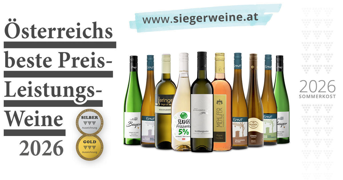 &Ouml;sterreichs beste Preis-Leistungs-Weine 2026